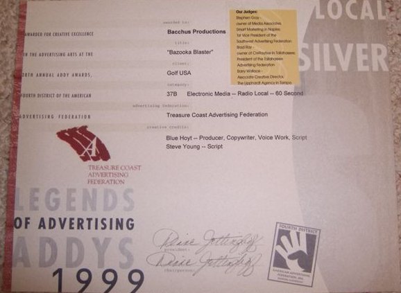 Golf USA ADDY Award, 1999